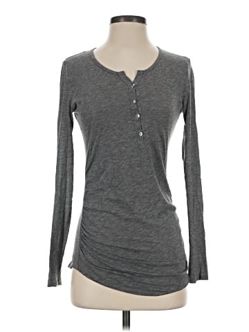 Velvet by Graham & Spencer Long Sleeve Henley (view 1)