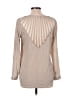 Lost April 100% Polyester Tan Long Sleeve Blouse Size L - photo 2