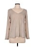 Lost April 100% Polyester Tan Long Sleeve Blouse Size L - photo 1