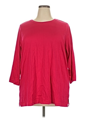 Lands' End 3/4 Sleeve T-Shirt (view 1)