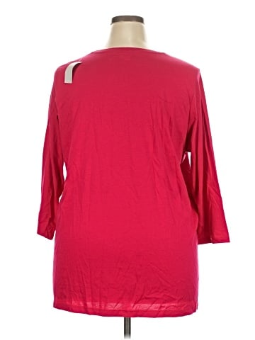 Lands' End 3/4 Sleeve T-Shirt (view 2)