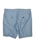Talbots 100% Cotton Chevron-herringbone Blue Shorts Size 6 - photo 2