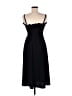 H&M Solid Black Casual Dress Size M - photo 2