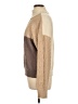 Blu Pepper Color Block Tan Turtleneck Sweater Size L - photo 5