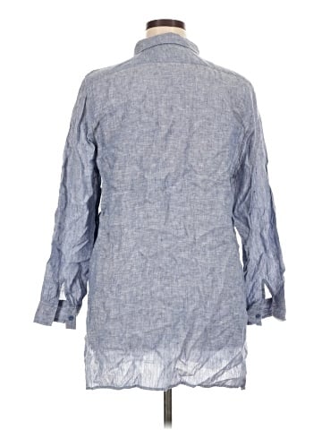Garnet Hill Long Sleeve Button-Down Shirt (view 2)