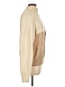 Blu Pepper Color Block Tan Turtleneck Sweater Size L - photo 4