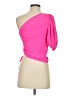 Amanda Uprichard 100% Polyester Pink Short Sleeve Blouse Size XS - photo 2