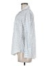 Grayson 100% Cotton Polka Dots Blue Long Sleeve Blouse Size Med (3) - photo 5