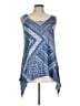 Cupio Blue Sleeveless Blouse Size L - photo 1