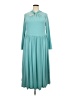 ELOQUII Blue Teal Casual Dress Size 18 Plus - photo 1