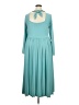 ELOQUII Blue Teal Casual Dress Size 18 Plus - photo 2