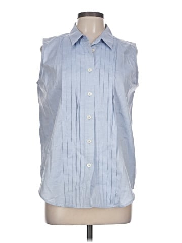 Lizsport Sleeveless Button-Down Shirt (view 1)