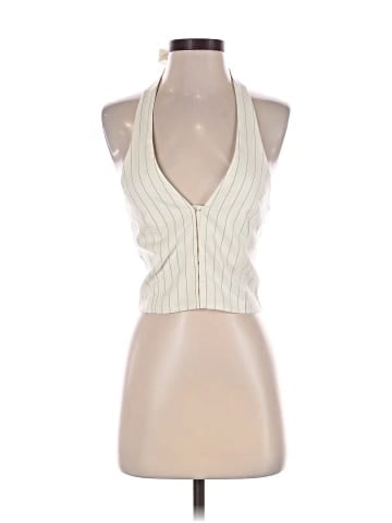 Line & Dot Halter Top (view 1)