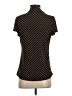 Liz McCoy Brown Short Sleeve Blouse Size S - photo 2