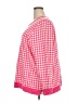 Talbots Checkered-gingham Pink Pullover Sweater Size 3X - photo 5