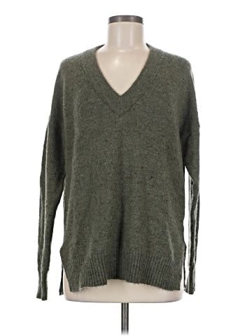 Madewell Donegal Bartlett V-Neck Pullover Sweater in Coziest Yarn (view 1)