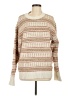American Eagle Outfitters Stripes Ivory Pullover Sweater Size M - photo 1