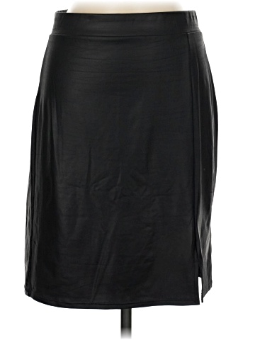 First Love Faux Leather Skirt (view 1)