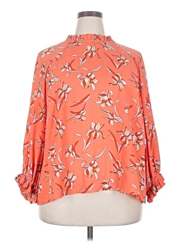 Worthington 3/4 Sleeve Blouse (view 1)