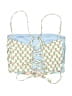 Jessica Simpson Floral Blue Swimsuit Top Size S - photo 2