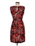 En Focus Studio Print Red Cocktail Dress Size 6 - photo 2