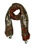Unbranded Paisley Brown Scarf One size - photo 1