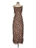 Forever 21 100% Polyester Floral Brown Casual Dress Size L - photo 1
