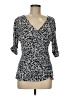 Style&Co Black 3/4 Sleeve Blouse Size M - photo 1