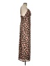 Forever 21 100% Polyester Floral Brown Casual Dress Size L - photo 4