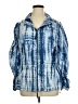 Zenergy by Chico's 100% Nylon Tie-dye Blue Jacket Size XL (3) - photo 1