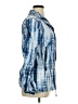 Zenergy by Chico's 100% Nylon Tie-dye Blue Jacket Size XL (3) - photo 4