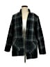 Coldwater Creek 100% Polyester Plaid Teal Coat Size 1X - photo 1