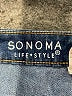 SONOMA life + style Stars Blue Denim Shorts Size 8 - photo 3