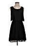 Soprano 100% Polyester Solid Black Casual Dress Size S - photo 1
