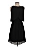Soprano 100% Polyester Solid Black Casual Dress Size S - photo 2