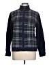 Eddie Bauer 100% Wool Plaid Blue Wool Cardigan Size L - photo 1