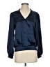 Scotch & Soda 100% Polyester Blue Long Sleeve Blouse Size S - photo 1