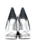 Calvin Klein Metallic Silver Heels Size 8 - photo 2