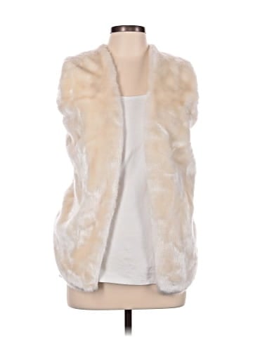 Armani Exchange Faux Fur Vest (view 1)