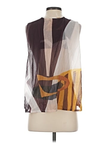 Zara W&B Collection Sleeveless Blouse (view 2)