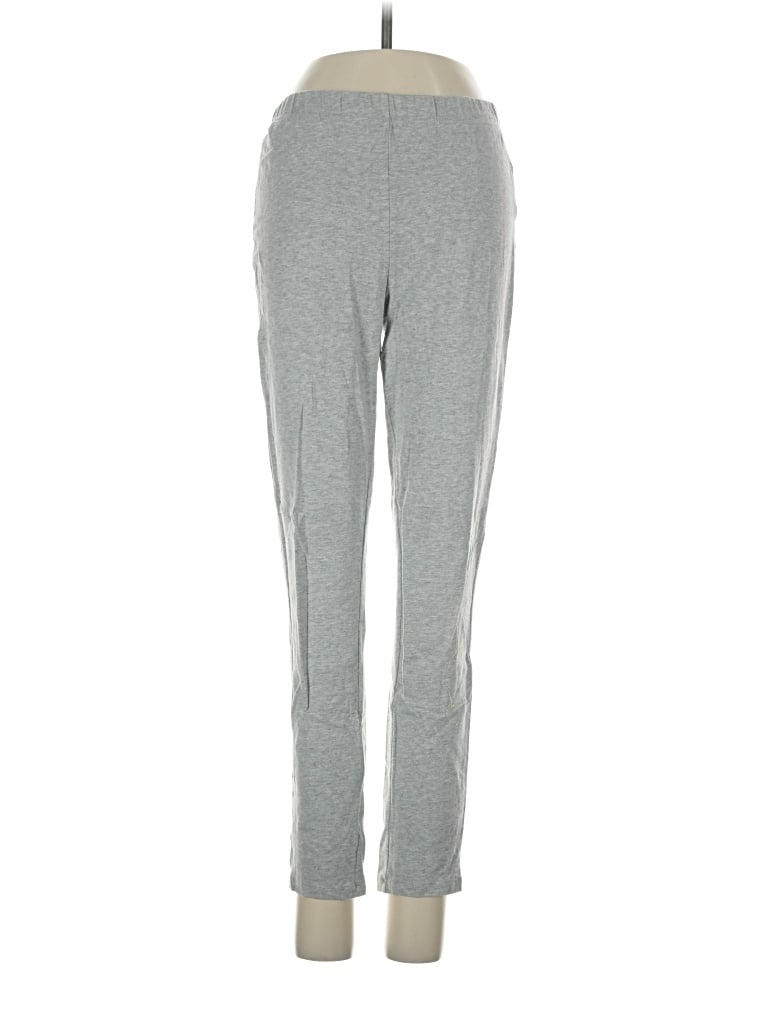 Pre-owned Lands' End Track Pants In Gray