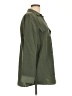 D&Co. 100% Polyester Solid Green Long Sleeve Blouse Size L - photo 4