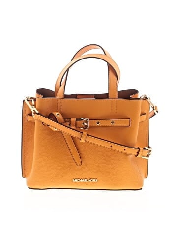 MICHAEL Michael Kors Leather Satchel (view 1)