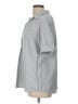 Max Studio Gray Short Sleeve Blouse Size L - photo 5