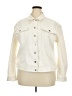 H&M 100% Cotton Ivory Denim Jacket Size XXL - photo 1
