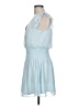 BCBGeneration 100% Polyester Blue Sleeveless Top Size 10 - photo 5