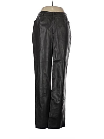 Linda Allard Ellen Tracy Leather Pants (view 1)