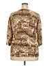 Designers Originals 100% Acrylic Animal Print Brown Pullover Sweater Size 2X - photo 2