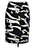 Ann Taylor Print Blue Casual Skirt Size 12 - photo 1