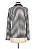 Charter Club Houndstooth Black Long Sleeve Blouse Size L - photo 2